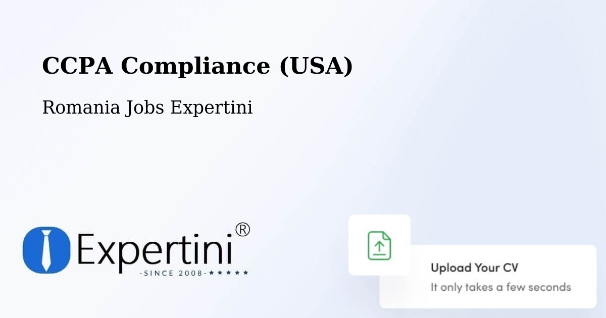 CCPA Privacy Rights & Compliance Notice – Grabăț - Romania Jobs Expertini